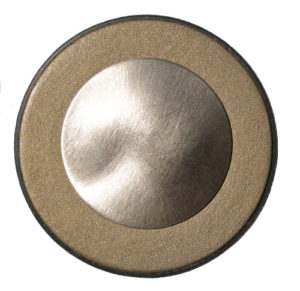 Photo of a gold nickel resonator