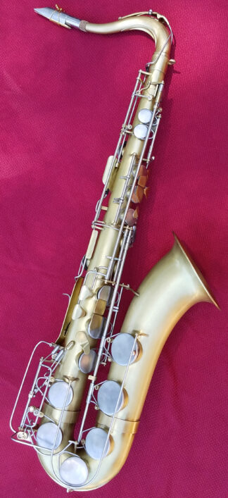 New JS Tenor Sax with linear chromatic fingering (in stock & ready to ship).